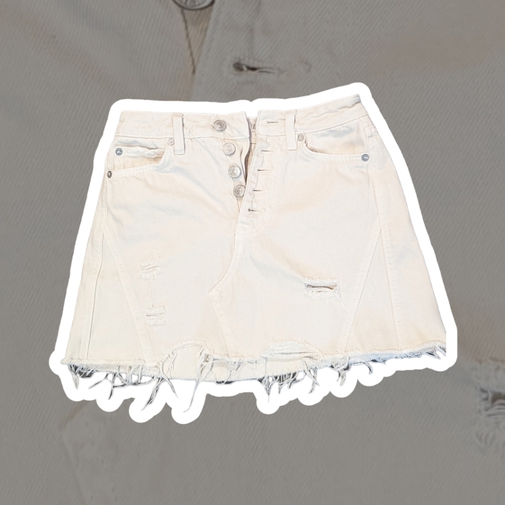 We The Free Denim Skirt